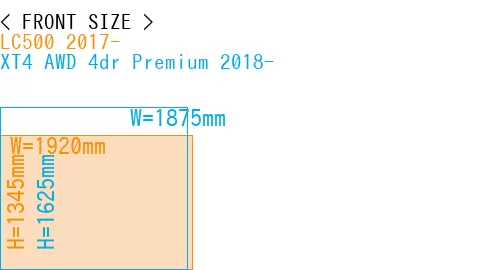 #LC500 2017- + XT4 AWD 4dr Premium 2018-